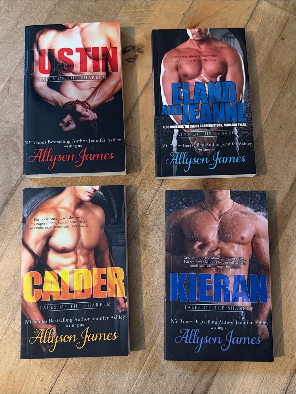 “Spicy” books by Allyson James